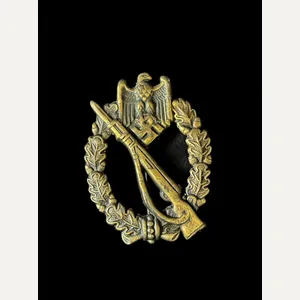 WW2 GERMAN INFANTRY ASSAULT BADGE IN BRONZE