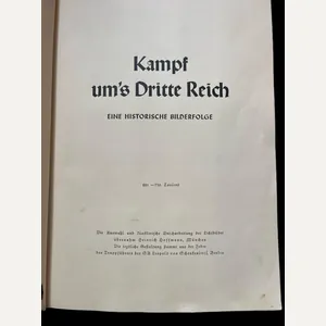 WW2 GERMAN KAMPF UM'S DRITTE REICH CIGARETTE CARDS BOOK