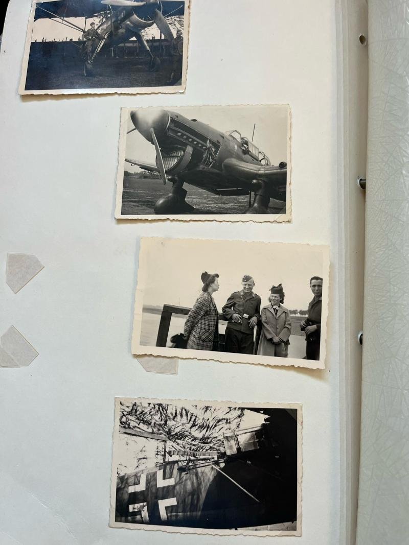 (was £295) WW2 GERMAN LUFTWAFFE MILITARY SERVICE MEMORY BOOK/PHOTO ALBUM — image 7