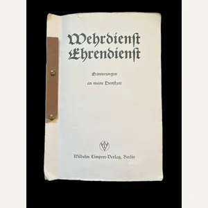 WW2 GERMAN LUFTWAFFE MILITARY SERVICE MEMORY BOOK/PHOTO ALBUM