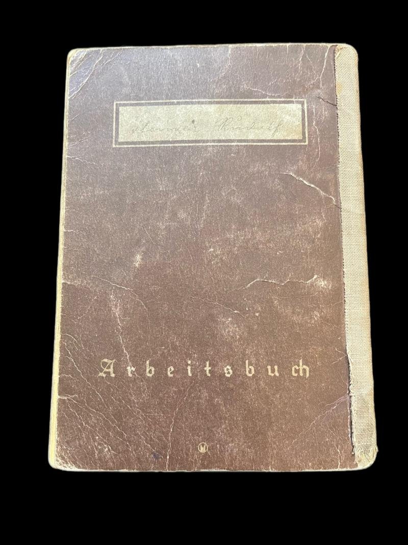 GERMAN DEUTSCHES REICH ARBEITSBUCH — image 4