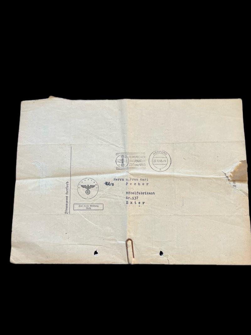 WW2 GERMAN TAX ASSESSMENT — image 3