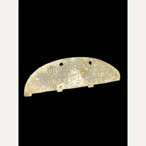 WW2 GERMAN DOG TAG (HALF)