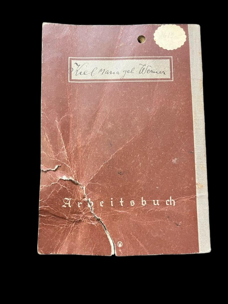 DEUTSCHES REICH ARBEITSBUCH — image 4