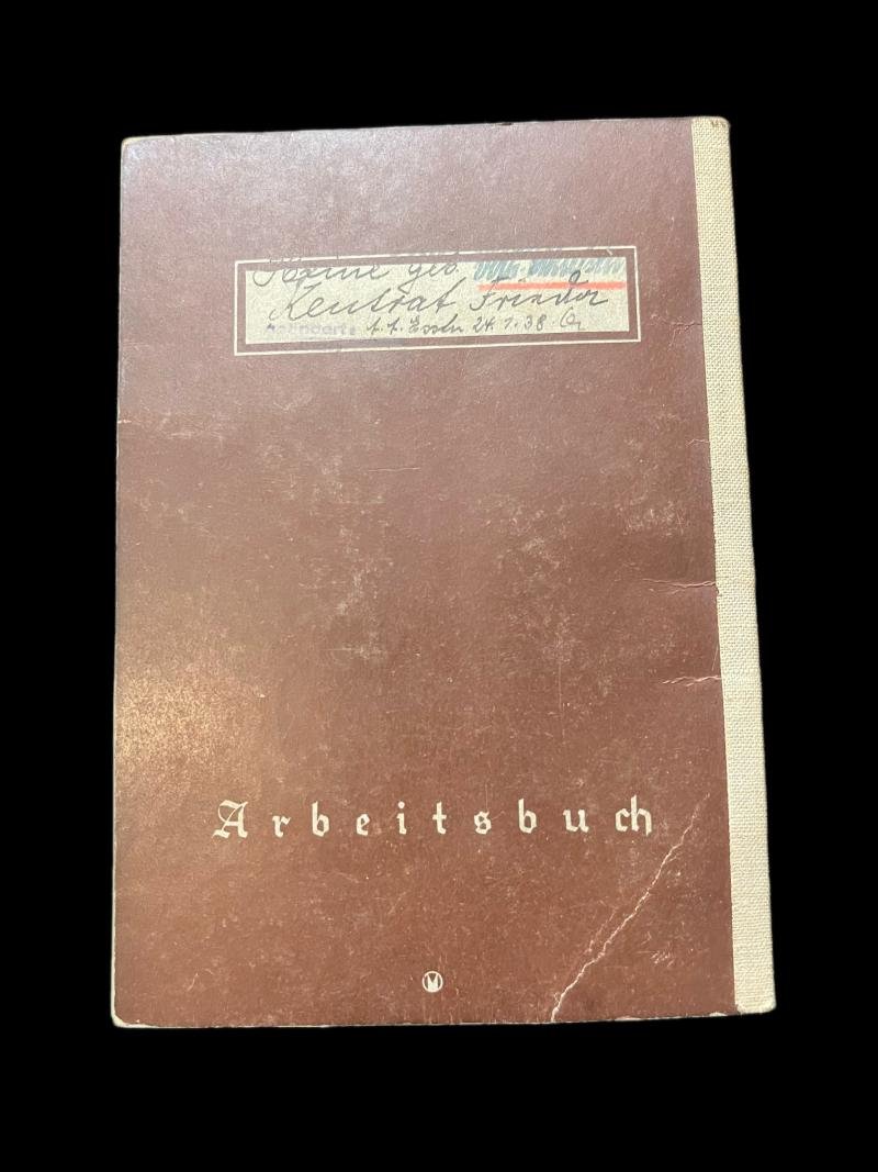 DEUTSCHES REICH ARBEITSBUCH — image 4
