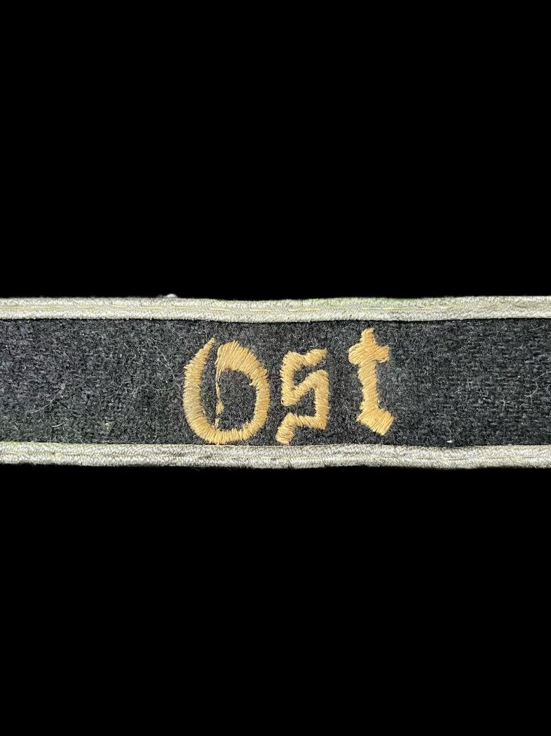 REPRODUCTION WW2 GERMAN OST CUFF TITLE — image 2