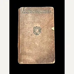 WW2 GERMAN FAMILY TREE DOCUMENT