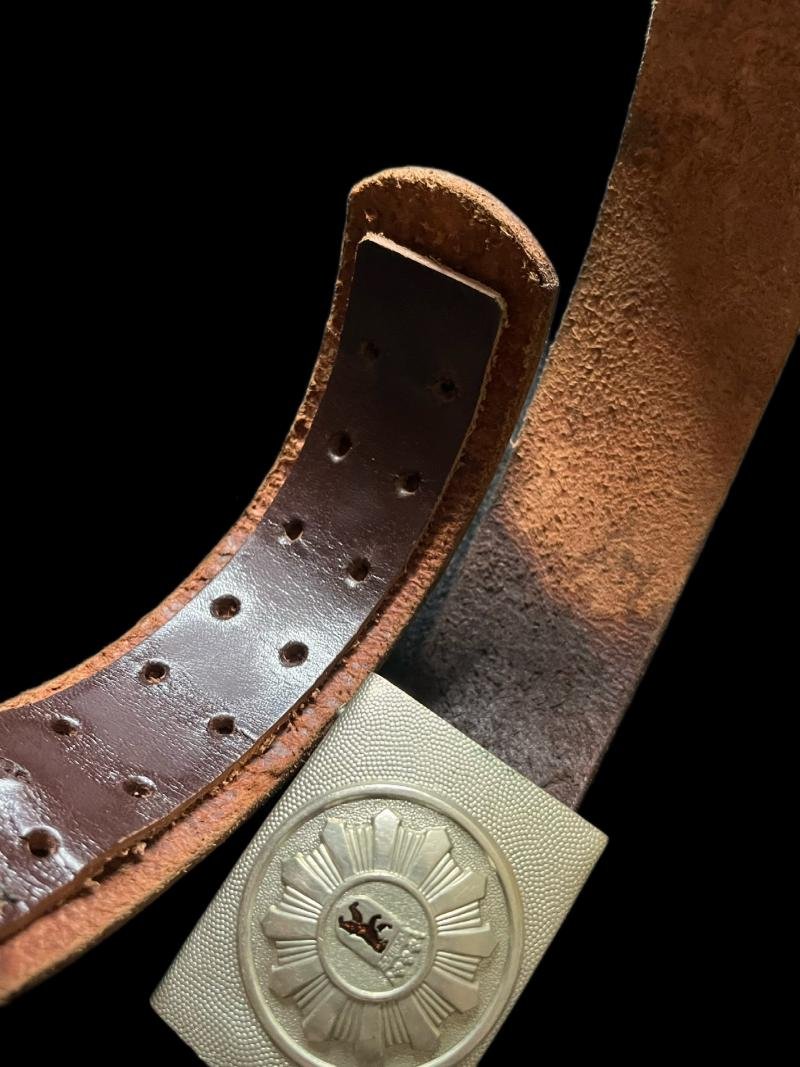 GERMAN BERLIN POLICE BELT AND BUCKLE — image 4