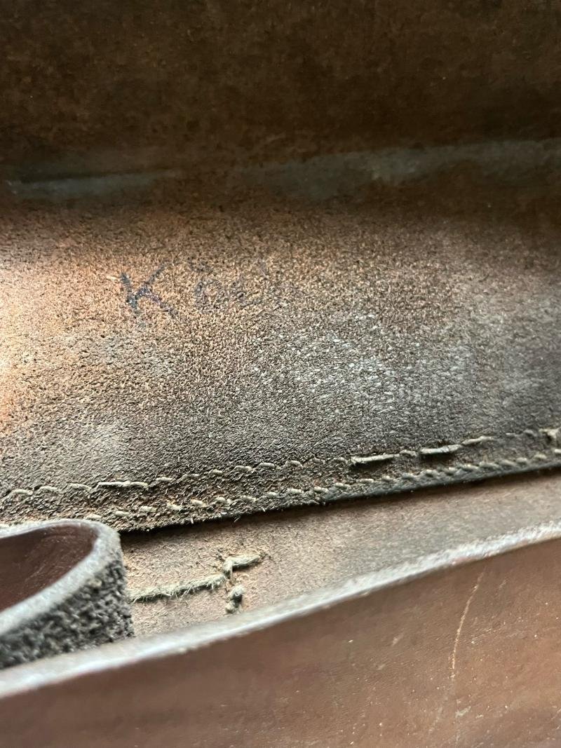 GERMAN/AUSTRIAN LEATHER PATROL POUCH — image 3