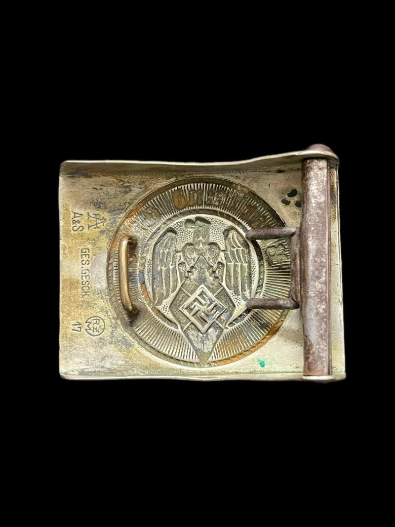 WW2 GERMAN HITLER YOUTH BELT BUCKLE — image 3