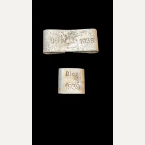 (Was £10) 2 X WW2 GERMAN MEDICINE TAGS