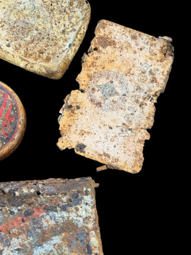 ASSORTED LOT OF RELIC WW2 GERMAN TINS — image 3