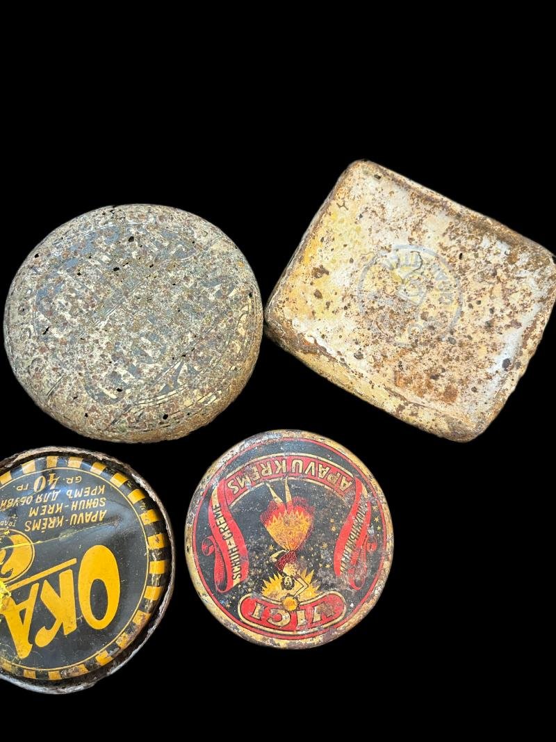 ASSORTED LOT OF RELIC WW2 GERMAN TINS — image 4