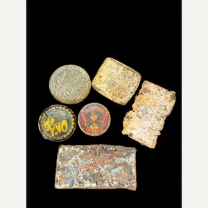 ASSORTED LOT OF RELIC WW2 GERMAN TINS