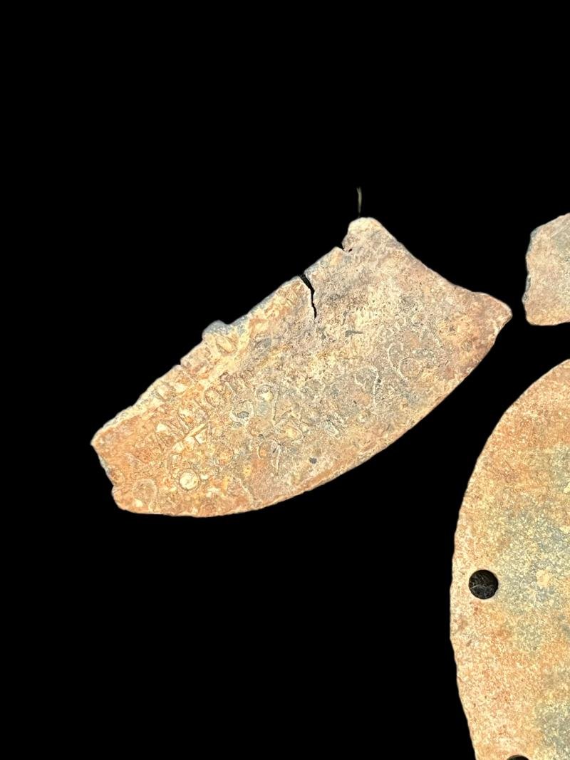 ASSORTED WW2 GERMAN DOG TAG PIECES — image 3