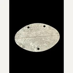 (Was £80) WW2 GERMAN KRIEGSMARINE DOG TAG