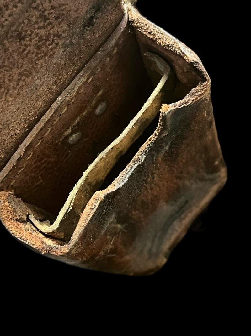 WW2 GERMAN LUFTWAFFE BROWN K98 AMMO POUCH — image 5