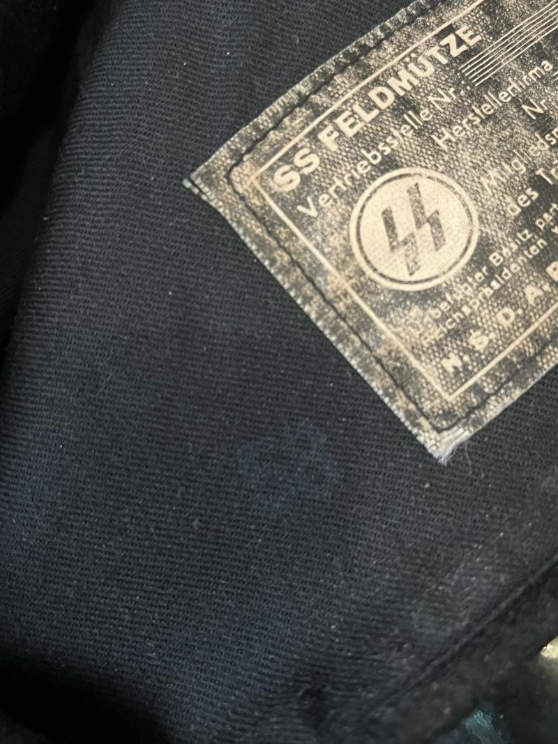 REPRODUCTION WW2 GERMAN WAFFEN-SS TOTENKOPF PANZER CAP — image 8