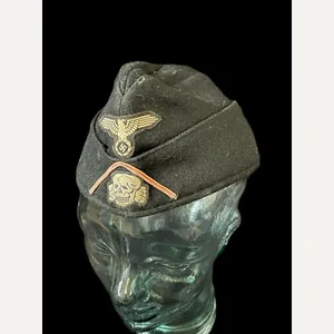 REPRODUCTION WW2 GERMAN WAFFEN-SS TOTENKOPF PANZER CAP