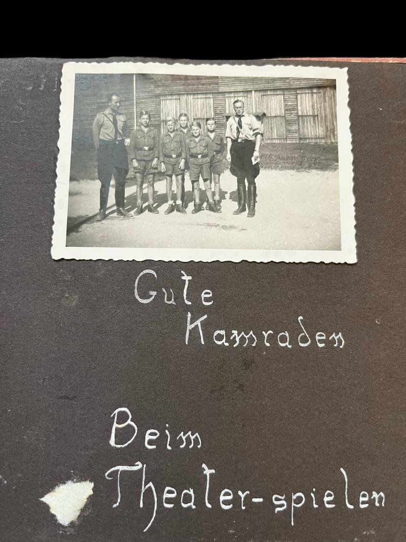 1937 DATED GERMAN HITLER YOUTH PHOTO ALBUM — image 4