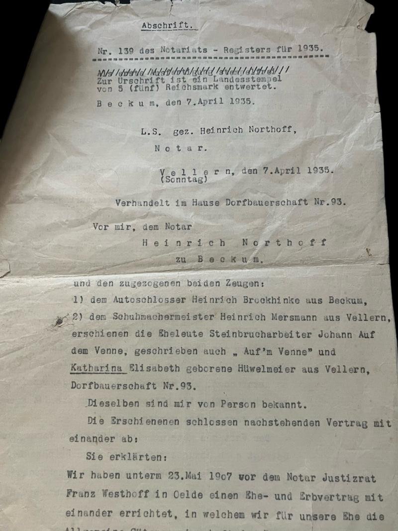 (Was £40) WW2 GERMAN TRANSCRIPT DOCUMENTS — image 3