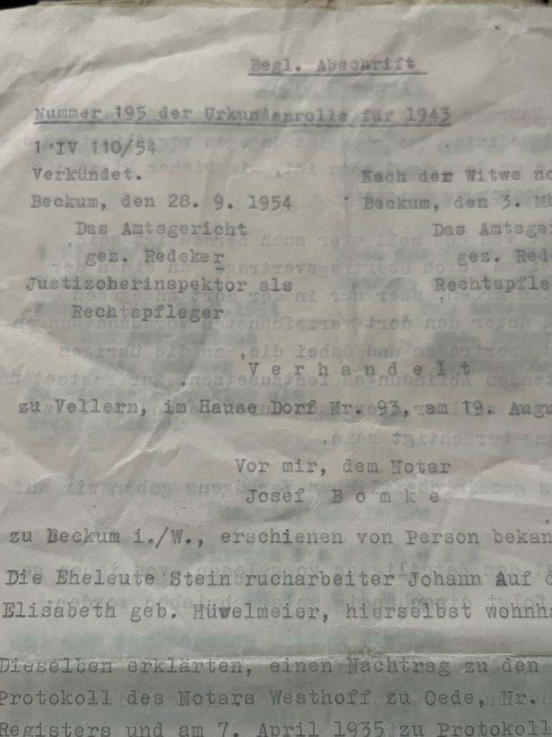 (Was £40) WW2 GERMAN TRANSCRIPT DOCUMENTS — image 6