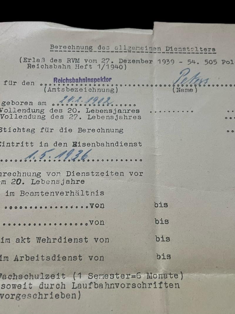 (Was £10) WW2 GERMAN REICHSBAHN LETTER — image 3