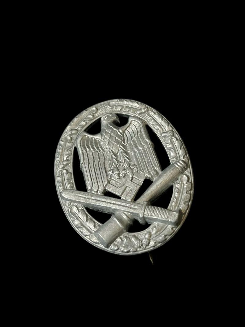WW2 GERMAN GENERAL ASSAULT BADGE JFS — image 2