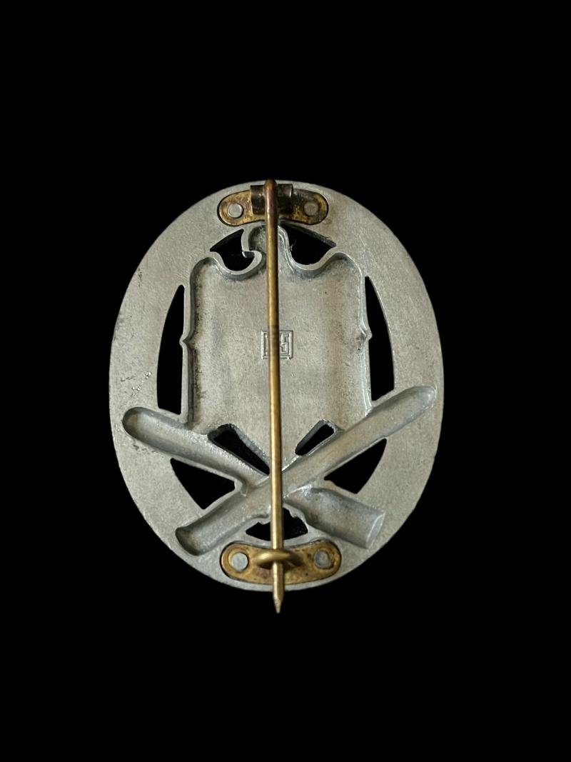 WW2 GERMAN GENERAL ASSAULT BADGE JFS — image 3