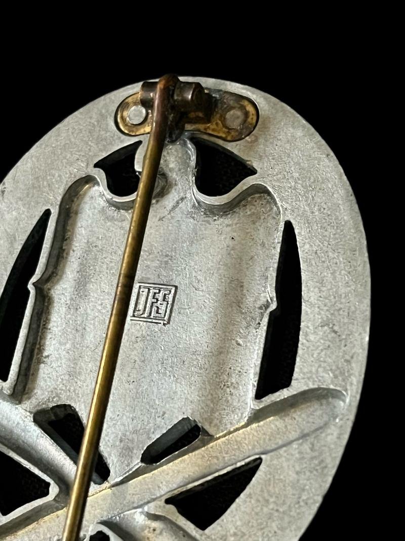 WW2 GERMAN GENERAL ASSAULT BADGE JFS — image 4