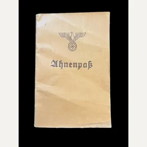 (Was £27.50) WW2 GERMAN AHNENPASS 'ANCESTRAL' PASSPORT