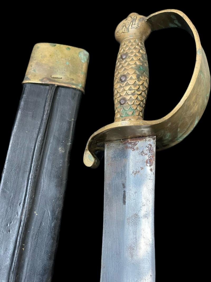 RARE U.S. NAVY 1841 AMES CIVIL WAR CUTLASS SWORD — image 4