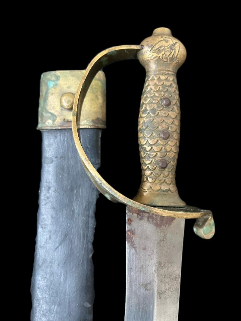RARE U.S. NAVY 1841 AMES CIVIL WAR CUTLASS SWORD — image 5