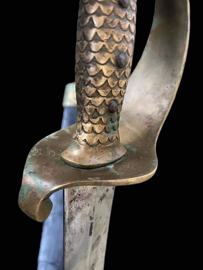 RARE U.S. NAVY 1841 AMES CIVIL WAR CUTLASS SWORD — image 8