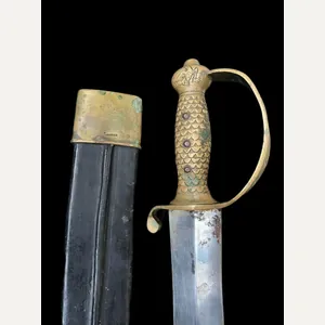 RARE U.S. NAVY 1841 AMES CIVIL WAR CUTLASS SWORD