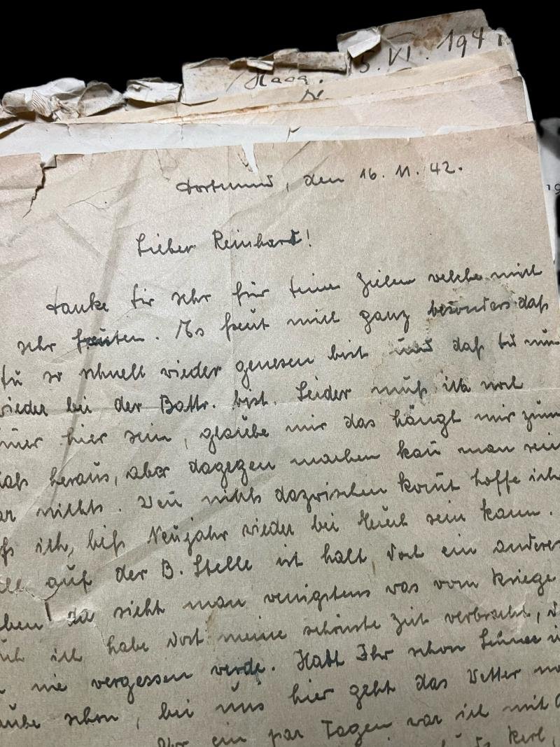 (Was £195) WW2 FAMILY LETTERS/ DOCUMENTS REINHART WASSER/ERWIN WASSER AND OTHER FAMILY MEMBERS — image 2