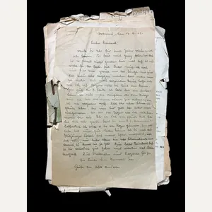 (Was £195) WW2 FAMILY LETTERS/ DOCUMENTS REINHART WASSER/ERWIN WASSER AND …