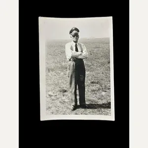 ( was £15) WW2 GERMAN LUFTWAFFE OFFICER PICTURE