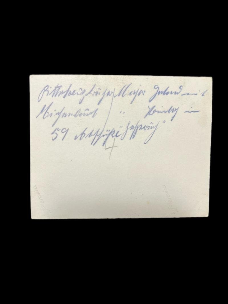 (was £50) WW2 GERMAN PICTURE WHICH FEATURES FIGHTER ACE MAJOR GALLAND — image 2