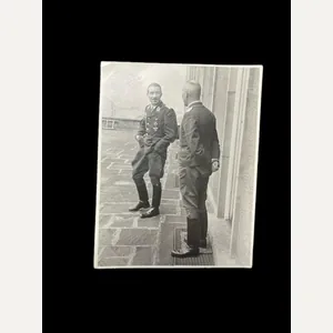 (was £50) WW2 GERMAN PICTURE WHICH FEATURES FIGHTER ACE MAJOR …