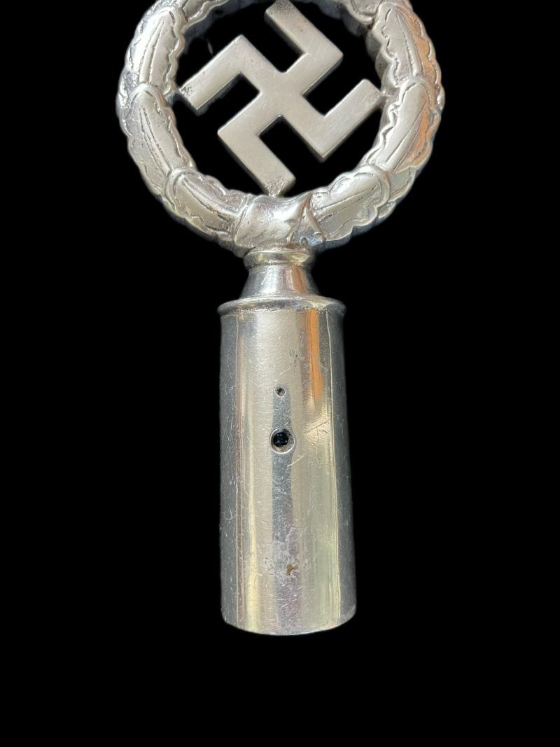 REPRODUCTION WW2 GERMAN NSDAP POLITICAL FLAG POLE TOPPER — image 5