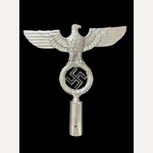 REPRODUCTION WW2 GERMAN NSDAP POLITICAL FLAG POLE TOPPER