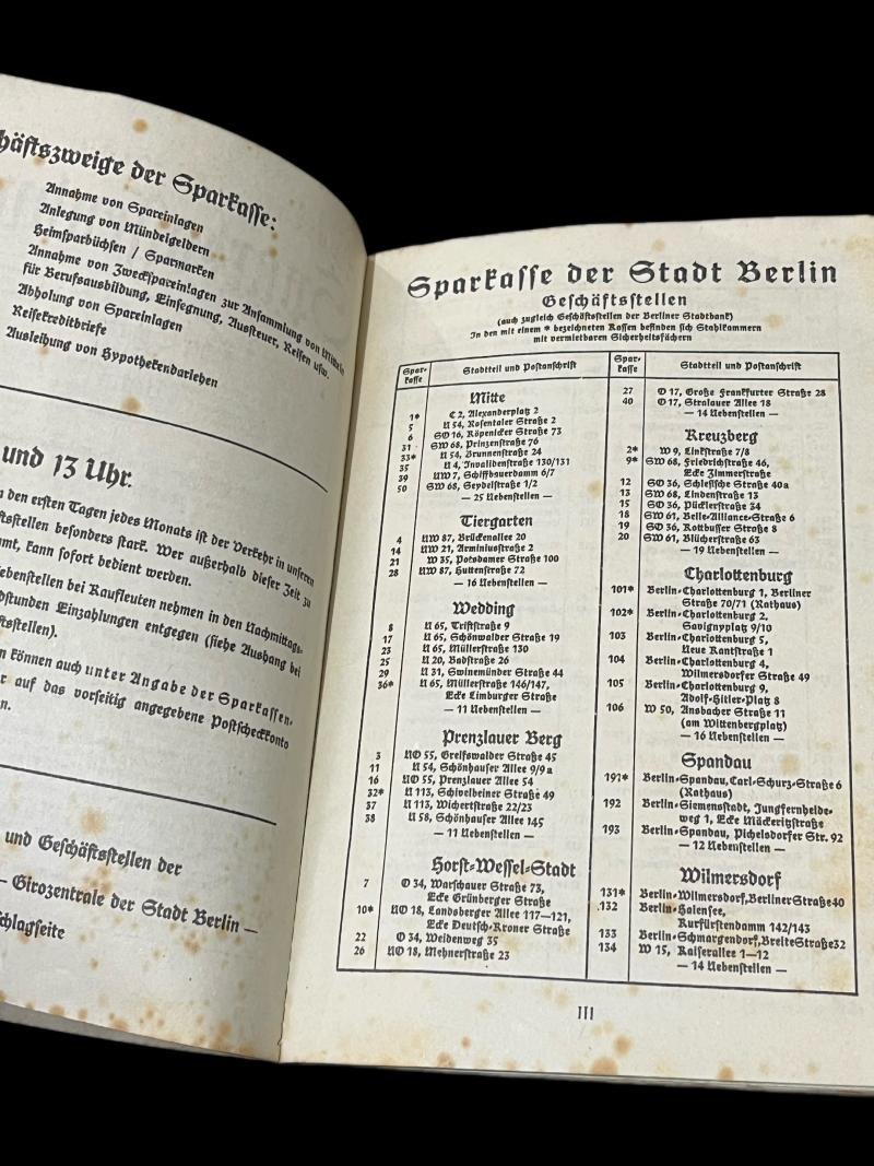 (was £25) WW2 GERMAN SAVINGS BOOK — image 2