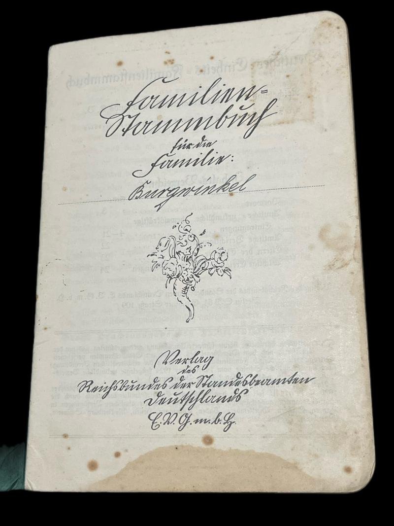 (was £10) GERMAN FAMILY TREE DOCUMENT — image 2