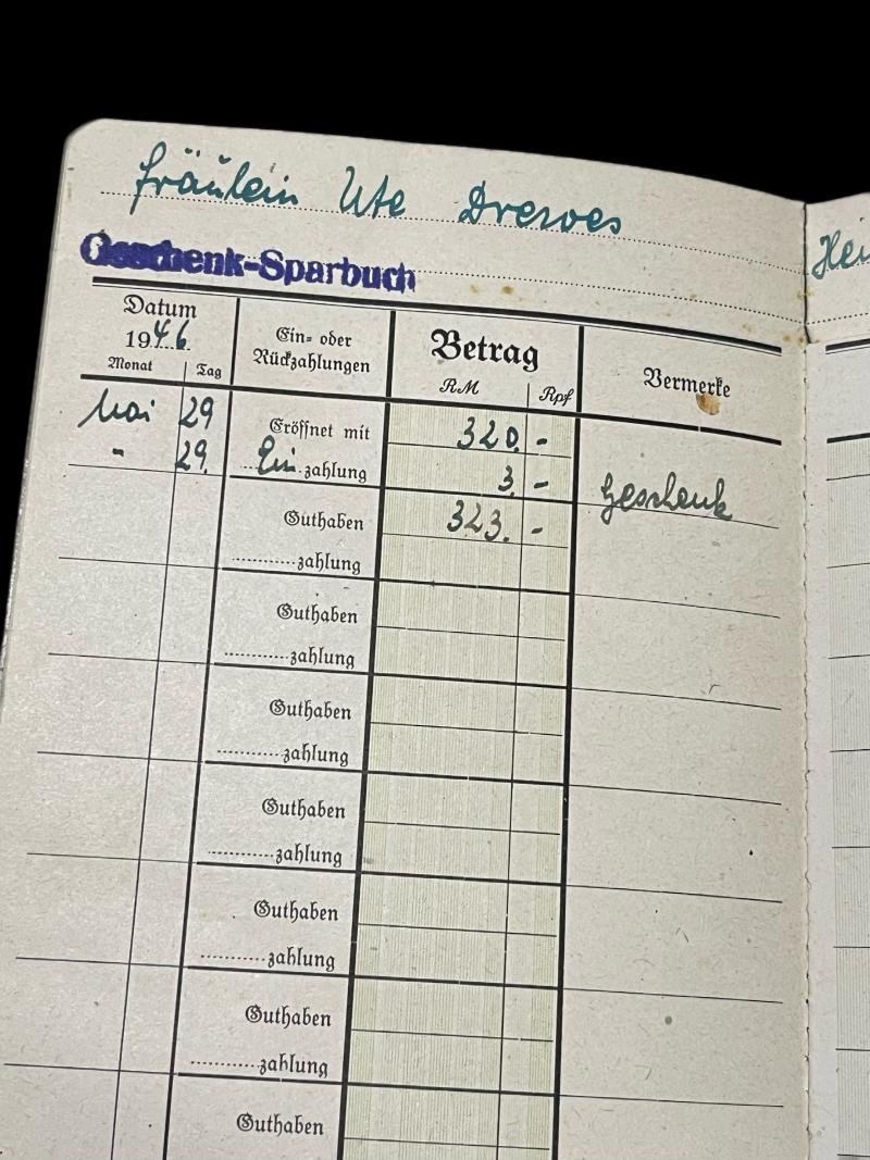 (was £10) GERMAN SAVINGS BOOK — image 2