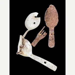 ASSORTED RELIC CUTLERY FROM LATVIA
