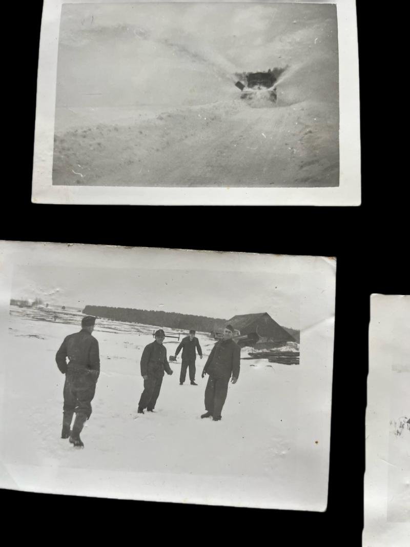 4 X WW2 GERMAN WINTER PICTURES — image 2