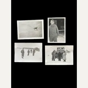 4 X WW2 GERMAN WINTER PICTURES