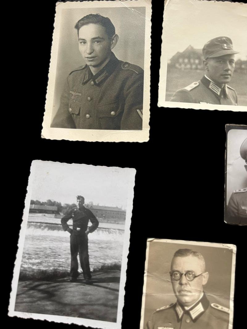 6 X WW2 GERMAN PICTURES INCLUDING A PANZER SOLDIER — image 2