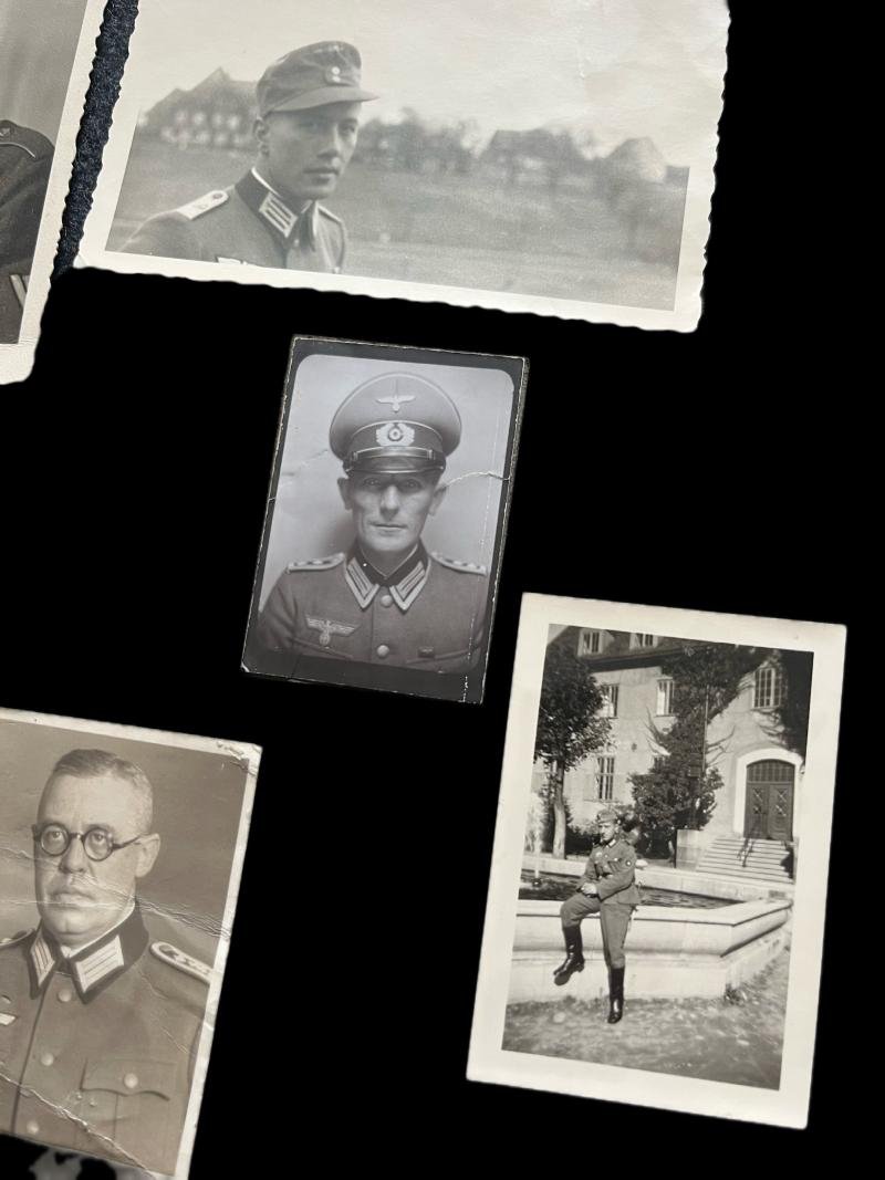 6 X WW2 GERMAN PICTURES INCLUDING A PANZER SOLDIER — image 3